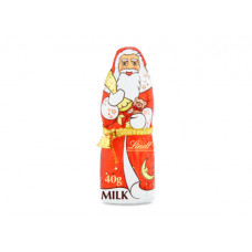 LINDT MILK CHOCOLATE SANTA 40G