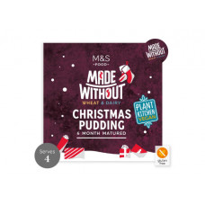 M&S XMAS PUDDING  NO WHEAT&DAIRY 400G