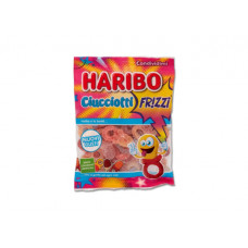 HARIBO CIUCCIOTTI FRIZZI FIZZY FRUIT JELLY SWEETS 175G