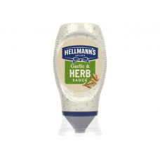 HELLMANNS GARLIC & HERB SAUCE 250ML