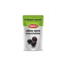 D AMICO PITTED BLACK OLIVES 75G