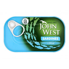 JOHN WEST SARDINES BRINE  120G