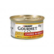 GOURMET GOLD CHICKEN & LIVER 85G