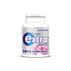 EXTRA WHITE BUBBLEMINT GUM 46 PCS