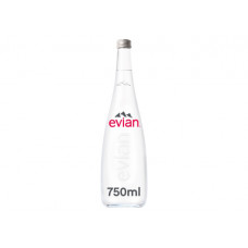 EVIAN MINERAL WATER GLASS 750ML