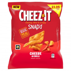 CHEEZ IT SNAP D CHEESE & CHILLI BAKED SNACKS 65G