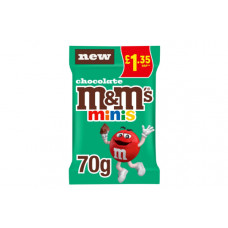 M&M MINI MILK CHOC 70G