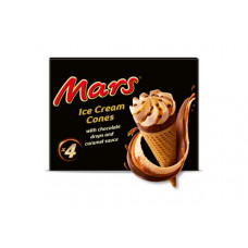 MARS ICE CREAM CONES 4PK 4X110ML