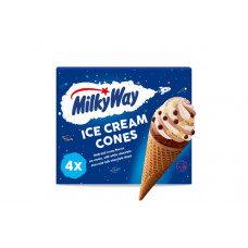 MILKY WAY ICE CREAM CONES 4PK