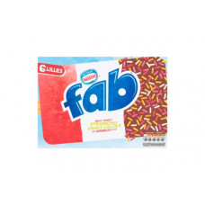 NESTLE FAB STRAWBERRY FRUITY LOLLIES 6PK