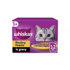 WHISKAS 1+ POULTRY CIG 12PK X 85G