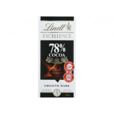 LINDT EXCELLENCE SMOOTH DARK 78% COCOA 100G
