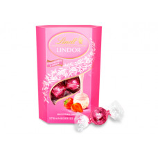 LINDT LINDOR STRAWBERRY & CREAM 200G