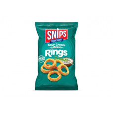 SNIPS RINGS SOUR CREAM ONION 70G