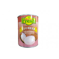 REAL FRESH LYCHEES IN SYRUP 565G