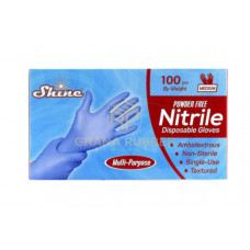 SHINE NITRILE GLOVES 100PCS LARGE