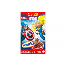 WEETABIX MARVEL CHOCOLATE STARS PMP 500G