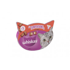 WHISKAS TEMPTATION BEEF 60G