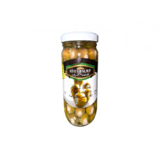 ATAYEB AL RIF GREEN OLIVES STUFFED WITH LABNE 600G