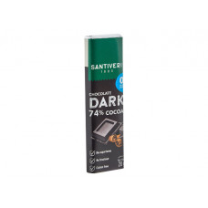 SANTIVERI DARK CHOCOLATE 74% COCOA 20G