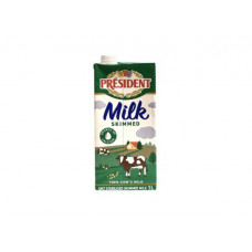 PRESIDENT UHT SKIMMED MILK 1L