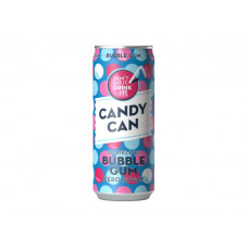 CANDY CAN SPARKLING BUBBLE GUM DRINK 330ML