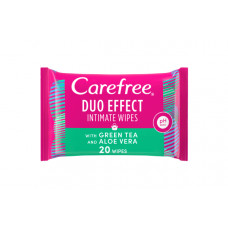 CAREFREE DUO EFFECT INTIMATE WIPES