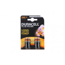 DURACELL PLUS POWER AAA 4A