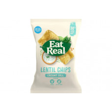 EAT REAL LENTIL CHIPS CREAMY DILL 113G
