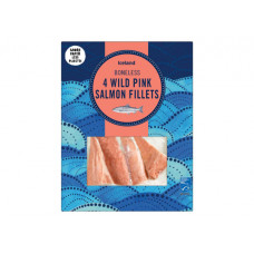 ICELAND 4 WILD PINK SALMON FILLETS 480G