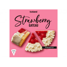 ICELAND STRAWBERRY GATEAU 375G