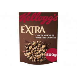 KELLOGG'S EXTRA CHOCOLAT NOIR 500G