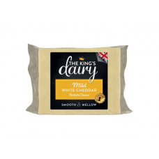 KINGS DAIRY MILD WHITE CHEDDAR 200G