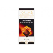 LINDT CARAMEL WITH TOUCH OF SEA SALT DARK 100G