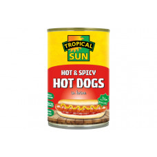 TROPICAL SUN HOT & SPICY HOT DOGS 400G