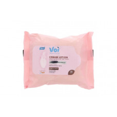 VOI CREAM LOTION MAKE UP REMOVER 25WIPES