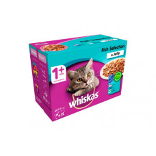 WHISKAS 1+ CAT FISH IN JELLY 100G