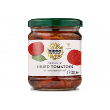 BIONA SUN DRIED TOMATOES IN EXTRA VIRGIN OLIVE OIL ORGANIC 170G