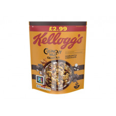 KELLOGG'S  CRUNCHY NUT BAG GRANOLA CARAMELISED NUTS 380G