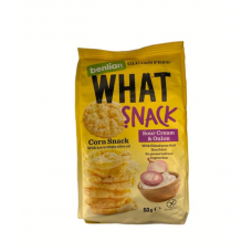 WHAT SNACK SOUR CREAM&ONION 50G