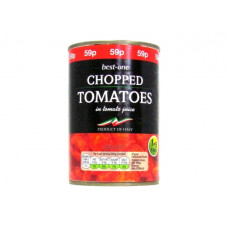 BEST ONE CHOPPED TOMATOES 400G