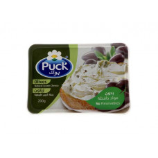 PUCK CREAM CHEESE WITH OLIVES 200G