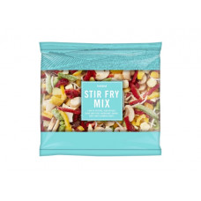 Iceland Stir Fry Mix 500g (Frozen) - Peppers, Bean Sprouts, Sugar Snap Peas, Mushrooms, Onion, Baby Corn, Bamboo