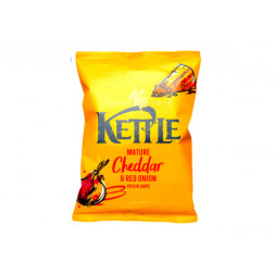 KETTLE MATURE CHEDDAR&RED ONION 25G