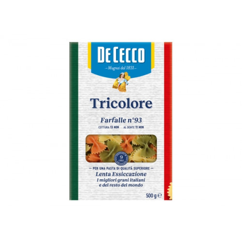 DE CECCO TRICOLORE  FARFALLE N93 500G 