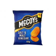 MCCOY'S SALT & VINEGAR 65G