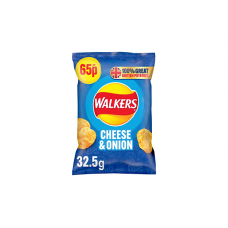 WALKERS CHEESE & ONION 33G