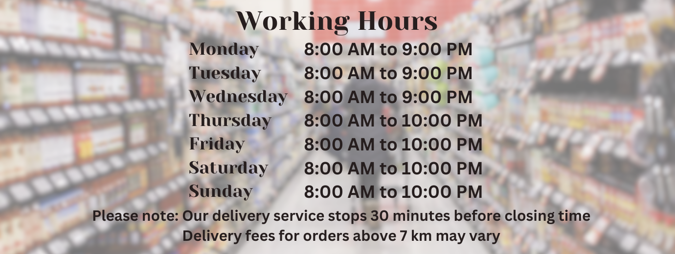 Opening times