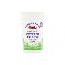 LONGLEY FARMS FAT FREE CHIVES COTTAGE CHEESE 250G