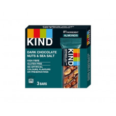 KIND DARK CHOCOLATE NUTS & SEA SALT 3 PACK 90G